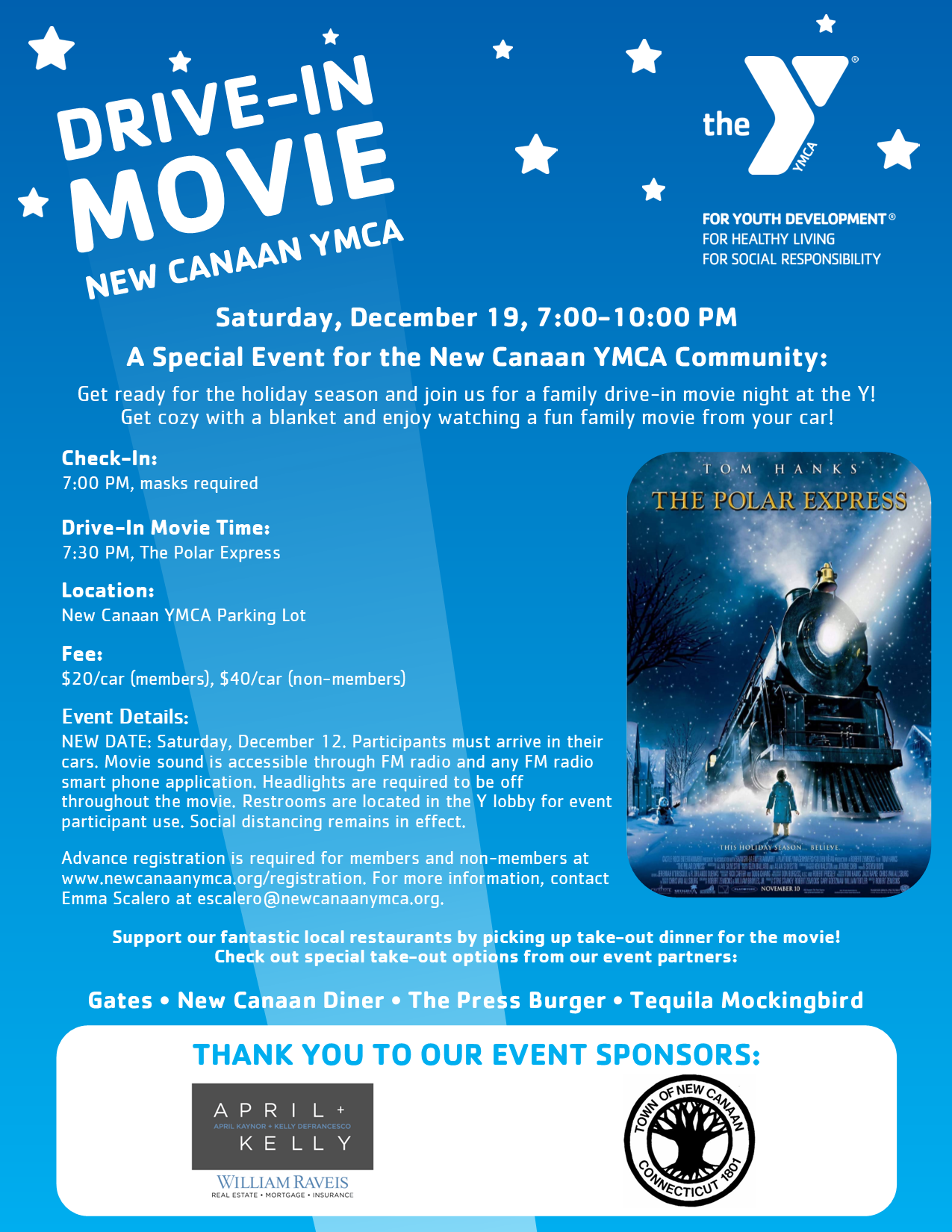 Drive-In Movie Flyer 12-19-20 - New Canaan YMCA